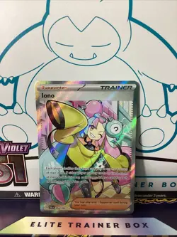 Pokemon TCG Iono Sv02 Paldea Evolved Holo Ultra Rare Card 254/193 NM Condition - Image 1