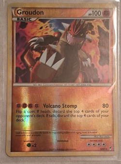 Pokemon Groudon 6/95 Reverse Holo Rare Basic 100 HP Call of Legends TCG - Image 1