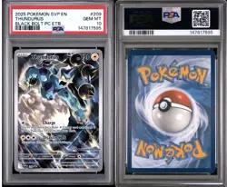 Pokemon Thundurus SV Scarlet & Violet Promo 209 Basic 120 HP Holo PSA 10 - Image 1