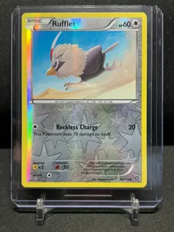 Rufflet 92/114 Reverse Holo Pokemon 2016 Steam Siege LP - Image 1