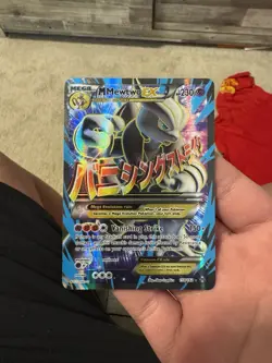 M Mewtwo EX Full Art Ultra Rare Holo Pokemon Card Breakthrough 159/162 - Image 1