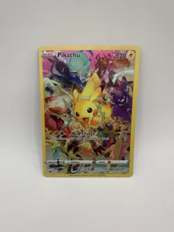 2023 POKEMON SWORD & SHIELD CROWN ZENITH #160 FULL ART/PIKACHU - Image 1