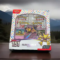 Pokemon TCG Scarlet and Violet - 151 Alakazam ex Collection Box - Image 1