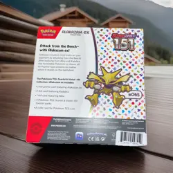 Pokemon TCG Scarlet and Violet - 151 Alakazam ex Collection Box - Image 2