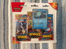 Pokemon - SURGING SPARKS 3 Pack Blister [Quagsire] Booster NEW Sealed - Image 1