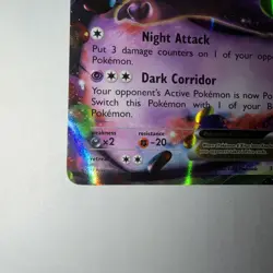 Pokemon TCG Gengar EX 34/119 Ultra Rare Holo, XY - Phantom Forces MP-LP - Image 2