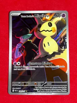 Team Rocket's Mimikyu 238/217 Illustration Rare Ascended Heroes Pokemon - Image 1