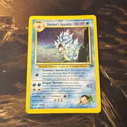Pokemon Giovanni's Gyarados Holo Rare Gym Challenge 5/132 Wizards 2000 - Image 1