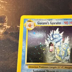 Pokemon Giovanni's Gyarados Holo Rare Gym Challenge 5/132 Wizards 2000 - Image 2