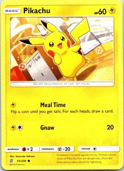 Pikachu 55/236 Common Unified Minds Pokemon NM - Image 1