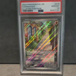 Pokemon Sudowoodo 219/193 Paldea Evolved Illustration Rare Holo PSA 10 Eng - Image 1