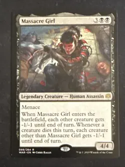 1x Massacre Girl (099) War of the Spark LP MTG Magic the Gathering x1 MKE - Image 1