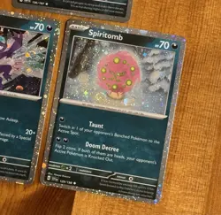Pokemon NM Cosmos Holo Promo Lot Double Swirl Darkrai, Whammy Tin, All w/ Swirls - Image 3