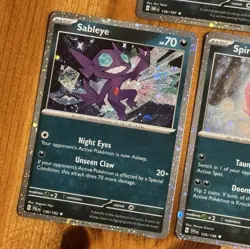 Pokemon NM Cosmos Holo Promo Lot Double Swirl Darkrai, Whammy Tin, All w/ Swirls - Image 4