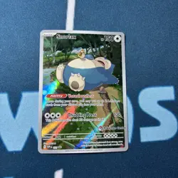 Pokemon Snorlax Pokemon Center Exclusive Stamped Illustration Rare 051 Promo - Image 1