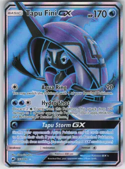 Pokemon TCG Tapu Fini GX (Full Art) Ultra Rare SM - Burning Shadows 133/147 - Image 1