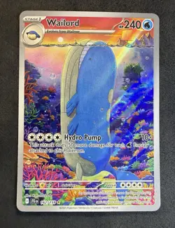 🔥 Wailord 162/159 Illustration Rare Holo Journey Together NM Pokemon TCG 🔥 - Image 1