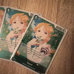 X4 Nami EB02-017 One Piece Tcg Extra Booster Foil English Playset Lot of 4 - Image 2