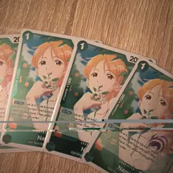 X4 Nami EB02-017 One Piece Tcg Extra Booster Foil English Playset Lot of 4 - Image 3
