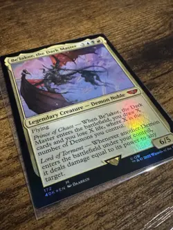 MTG - BE’LAKOR, THE DARK MASTER - Warhammer Foil 40k Magic the Gathering - Image 3