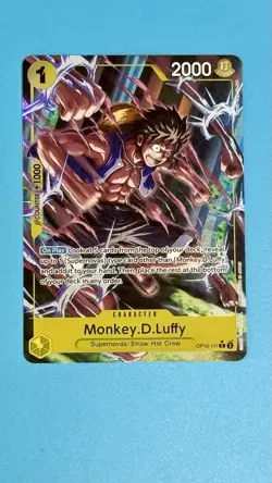 2025 One Piece Monkey.D.Luffy OP10 Royal Blood #OP10-111 Rare Parallel English - Image 1