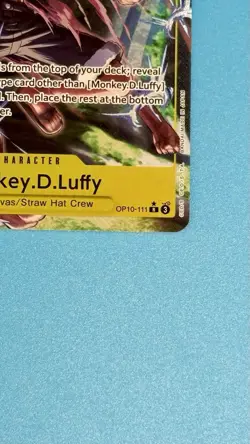 2025 One Piece Monkey.D.Luffy OP10 Royal Blood #OP10-111 Rare Parallel English - Image 5