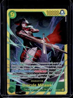 2026 One Piece Azure Sea's Seven Dracule Mihawk Secret Rare #OP14-119 - Image 1
