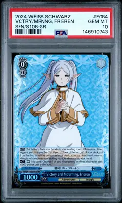 2024 WEISS SCHWARZ BEYOND JOURNEY'S END VICTORY AND MOURNING, FRIEREN PSA 10 - Image 1