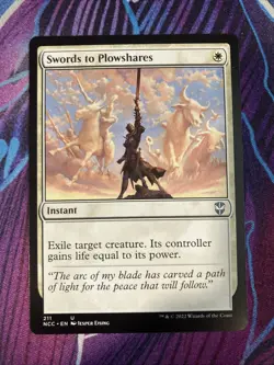 Swords to Plowshares (NM) Commander: Streets of New Capenna - MTG - Image 1