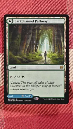 Barkchannel Pathway Kaldheim MTG Rare - Image 1