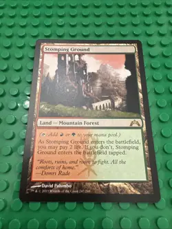 1x Stomping Ground MTG Gatecrash 247 Lightly Played 1 Rare Shock Dual Land X1 - Image 1