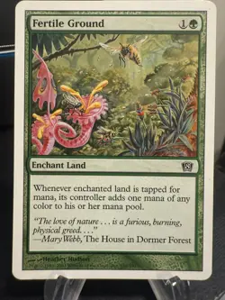 MTG Magic the Gathering 8th Edition Fertile Ground - Image 1