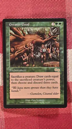 Greater Good Urza's Saga MTG Rare - Image 1