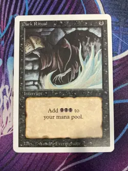 Dark Ritual (LP) Revised Edition - MTG - Image 1