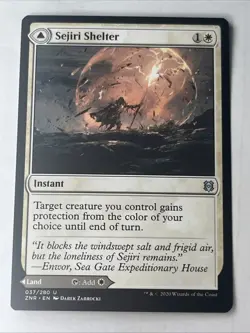 Sejiri Shelter/Sejiri Glacier 037/280 (U) MTG Zendikar Rising ZNR - Image 1