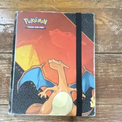 Pokemon TCG Binder Mixed Card Lot Charizard Cover Pokemon Trainer Regular Holo - Image 1
