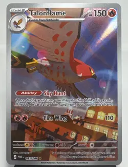 Pokemon TCG Talonflame 091/088 Me03: Perfect Order Illustration Rare Holo Card - Image 1
