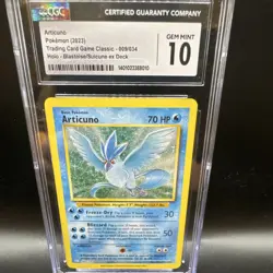 Pokemon Articuno CGC 10 Trading Card Game Classic 009/034 Holo 2023 TCG - Image 1