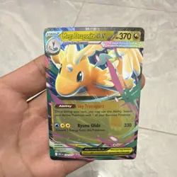 Pokemon Mega Dragonite EX Full Art Holo 152/217 370 HP 330 Power Card - Image 1