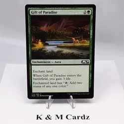 MTG - M20 - Gift of Paradise - #173 - Lightly Played - Image 1