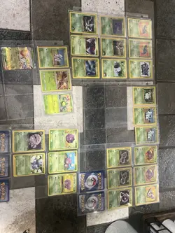 Vintage Pokemon Card Lot – Poison Type Bundle (Zubat, Golbat, Arbok, Koffing, - Image 1