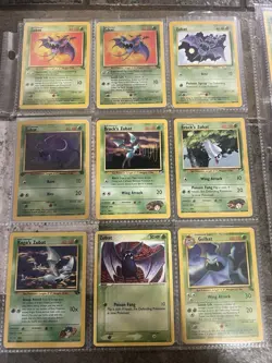 Vintage Pokemon Card Lot – Poison Type Bundle (Zubat, Golbat, Arbok, Koffing, - Image 3