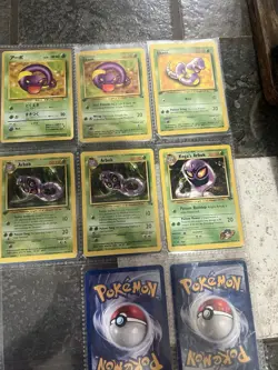 Vintage Pokemon Card Lot – Poison Type Bundle (Zubat, Golbat, Arbok, Koffing, - Image 4