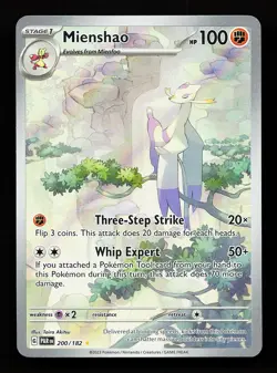 Mienshao 200/182 Illustration Rare Paradox Rift Pokemon Card - Image 1
