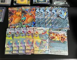 Oversized Pokemon Jumbo Card lot Of 12 - Charizard GX - Dragapult vmax - Kyurem - Image 1