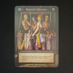 Sorcery Contested Realm SAMPLE Card - Amazon Warriors - Pre Alpha - Image 1