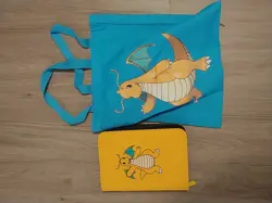 Yellow Dragonite Pokemon Card Binder, Holds 160 Cards And Dragonite Tote Bag - Image 2