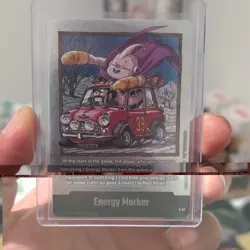 Dragon Ball Super Card Game Energy Marker Majin Buu E-87 Standard Size Card - Image 1