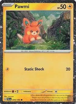 Pawmi (Cosmo Foil) 074/193 Miscellaneous Cards & Products Pokemon Near Mint - Image 1
