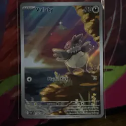 Vullaby 144/086 Illustration Rare Pokemon TCG Card White Flare NM - Image 1